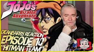 JJBA (Golden Wind) Episode 10 "Hitman Team" REACTION