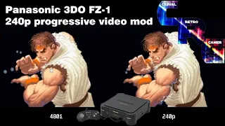 Panasonic 3DO 240p progressive video mod