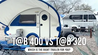 T@B 320 VS. T@B 400   |   Which is the Right Teardrop Trailer for You?