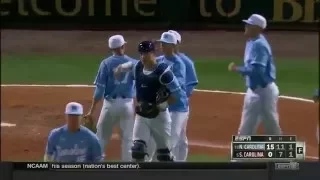 UNC Baseball: Tar Heels Pound Gamecocks 15-0 in Charlotte, N.C.