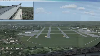 Посадка на Аэробусе А321  Microsoft Flight Simulator X