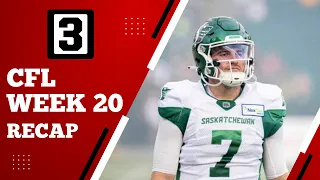 CFL 2022 Recap Week 20: Rourke returns, Fajardo to Pursue Free Agency, CFL Playoffs Set