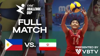 🇵🇭 PHI vs. 🇮🇷 IRI - AVC Challenge Cup 2024 | Pool Play - presented by VBTV