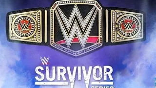 Survivor Series 2015 WWE World Heavyweight Championship Tournament Predictions!