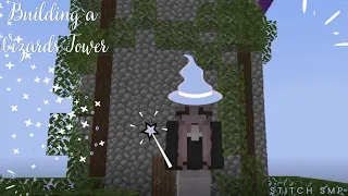 Building a wizard tower (Voiced)//Stitch SMP//EP 1