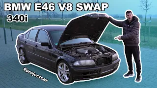 Az új Projectautóm 🚙 - BMW E46 V8 Swap 😱 [340i]