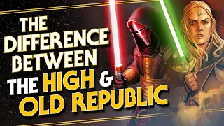 The Difference Between the Old Republic and the High Republic Eras