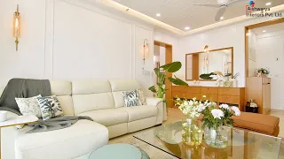 Vaswani Exquisite 3BHK Luxury Home Interior Design | Scandinavian Theme | Aishwarya Interiors |