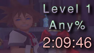 Kingdom Hearts: Final Mix [PC] - Any% (Level 1) Speedrun in 2:09:46