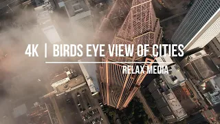 [ 4K ] Bird eye view of City life  - Relaxing 4K video