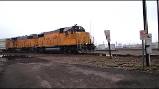 Railfanning Stockton Diamonds UP, BNSF, Amtrak, & Much More! on 12-13-14