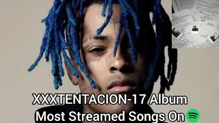 XXXTENTACION-17 Album Most Streamed Songs On Spotify