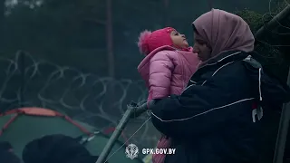Migrants Face Freezing Temperatures Overnight at Belarus-Poland Border