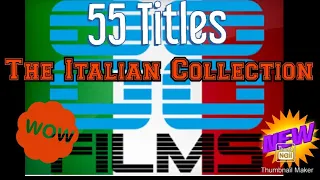 A look through my complete 88 films Italian collection! All 55 titles.