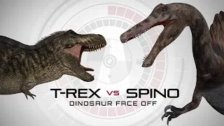 T-Rex vs Spinosaurus Fight Simulation | 3D Face-Off In-Depth Analysis