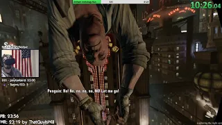 Batman: Arkham VR Any% Speedrun PB 23:16 RTA (10/29/19)