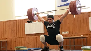 Olympic Champion 2020 AGBAR DJURAEV - training session: Snatch, Clean & Jerk.