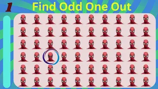 Odd One Out - Easy, Medium, Hard -15 levels Spiderman 2 -Edition QUIZ9, Quiz/riddles