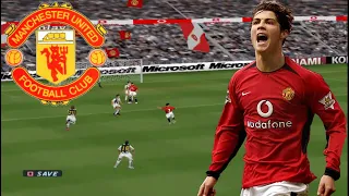 Winning Eleven - Manchester United vs Juventus (2003/2004 Season) - Young Cristiano Ronaldo