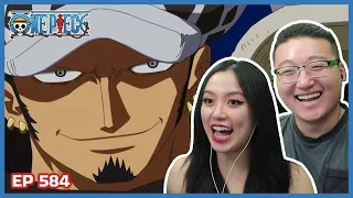 TRAFALGAR LAW THE NEW WARLORD!!!!! 🔥🔥 | One Piece Episode 584 Couples Reaction & Discussion