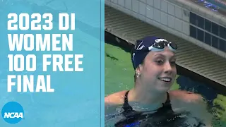 Women's 100 Freestyle | 2023 NCAA swimming championships