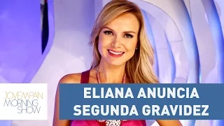 Paulinha menciona a segunda gravidez da apresentadora Eliana: "Nós que não reparamos"