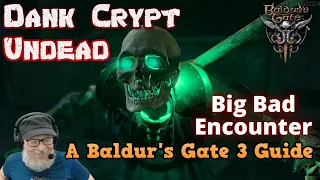 Dank Crypt Undead Fight - A Baldur's Gate 3 Gameplay Guide