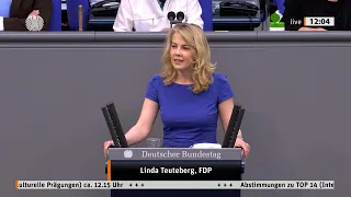 Linda Teuteberg: Rede Integrationsprobleme durch kulturelle Prägung