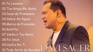 Te Louvarei , Tua Graca Me Basta,.. DAVI SACER || As Melhores Canções Gospel de 2024 #gospel