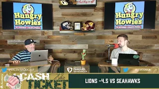 Lions -4.5 vs Seahawks | Hungry Howies Delivery Of The Week | Cash the Ticket