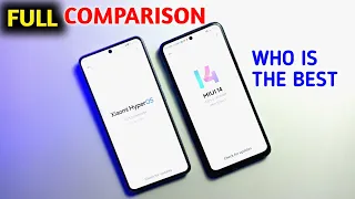 Hyper os vs Miui 14 Android 13 vs Android 14 Full features comparision Who is best OS !