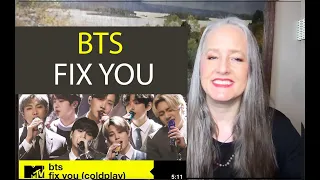 Voice Teacher Reaction to BTS  - Fix You | Cold Play Cover