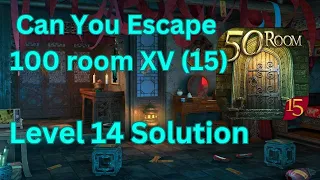 Can you escape the 100 room 15 Level 14 Solution