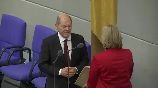 Olaf Scholz Sworn in as Germany's New Chancellor