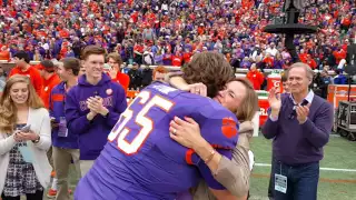 TigerNet.com - Clemson football player proposes on 2015 senior day - Part 2