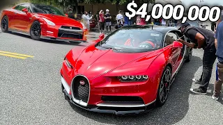 CRAZY MILLION DOLLAR CAR MEET!! (PML QUICKSTRIKE)