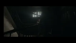 The NUN 2- Sophie sees Valak in the stairwell