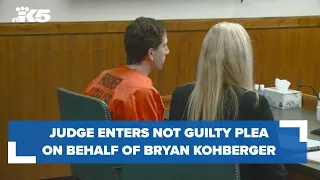 Judge enters not guilty plea on behalf of Bryan Kohberger