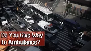 How 9 Different Countries React to Ambulance 🚨SIREN🚨 Give Way or Do Not?