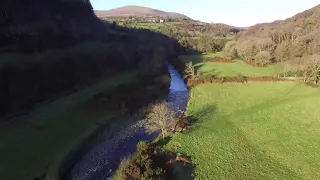 Drone footage of Cornae Isle of Man