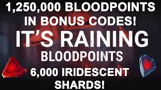 Dead By Daylight| Kickstart your Chucky with 1.25 MILLION bloodpoints in bonus redemption codes! 😲