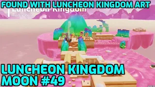 Super Mario Odyssey - Luncheon Kingdom Moon #49 - Found with Luncheon Kingdom Art