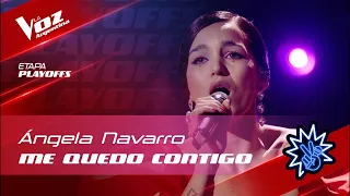 #TeamLali - Ángela Navarro - “Me quedo contigo” - Playoffs - La Voz Argentina 2022