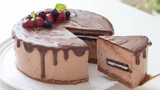 Eggless Chocolate Icecream Cake｜HidaMari Cooking