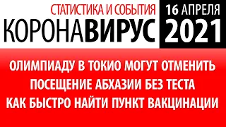 16 апреля 2021: статистика коронавируса в России на сегодня