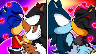 SONICA & SHADINA KISSED WEREHOG SONIC & WEREHOG SHADOW!! - [Sonic Comic Dub Compilation]