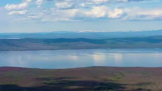 Озеро Чля. Майская панорама с высоты птичьего полёта