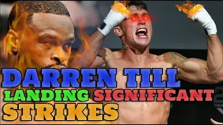 UFC 228 but it's only Darren Till landing significant strikes.