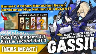 Jadwal Rerun Archon + Map Natlan v5.0 !! Total Primogems v4.7 First Dan Second Half - NEWS IMPACT