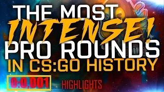 CS:GO | THE MOST INTENSE PRO ROUNDS! (Stream Highlights, Insane shots, The best moments)